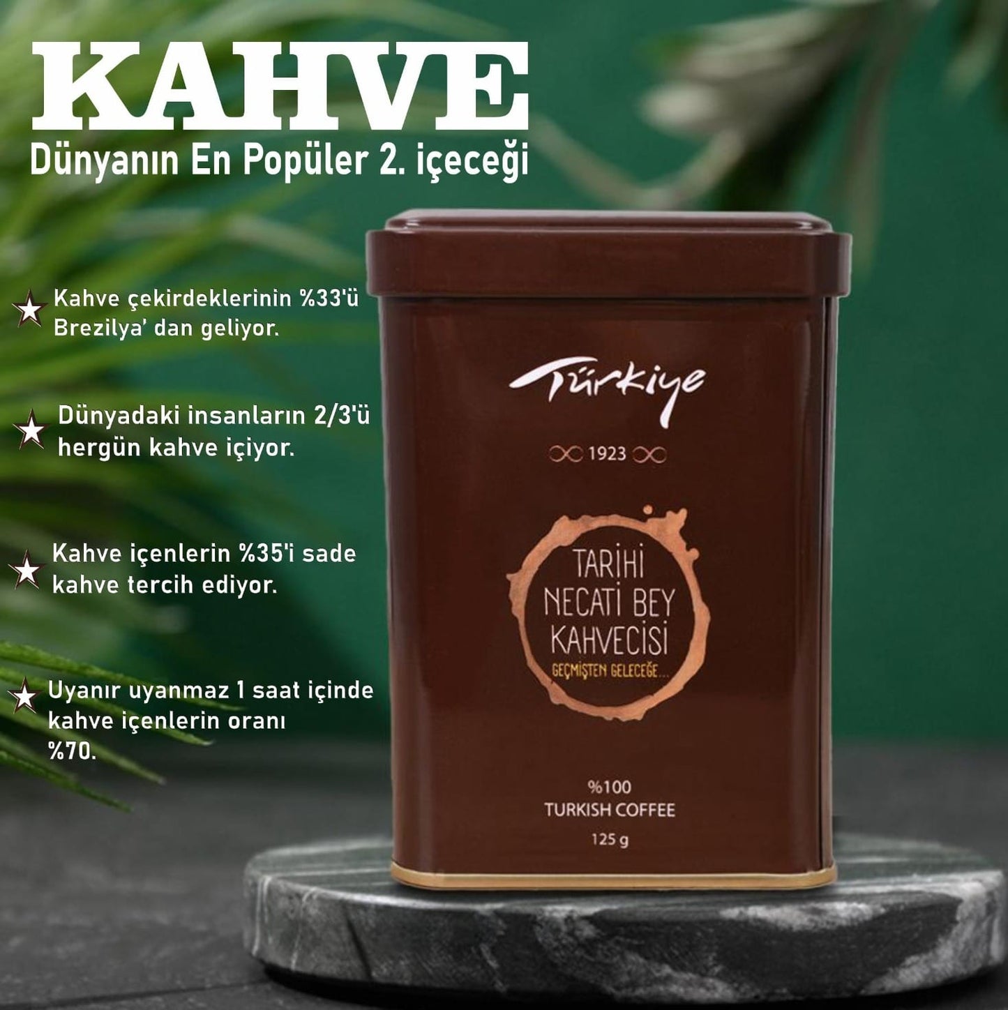 Taş Değirmen Metal Kutulu Türk Kahvesi