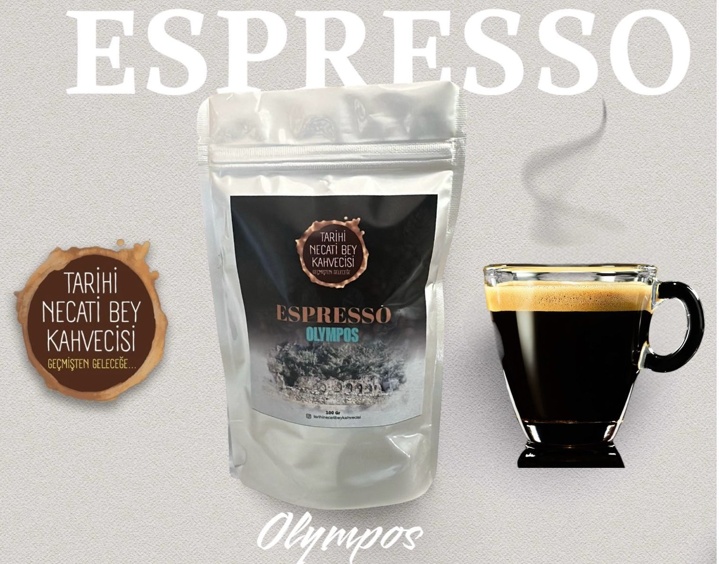 Olympos Espresso Çekirdek Kahve 250 Gr.